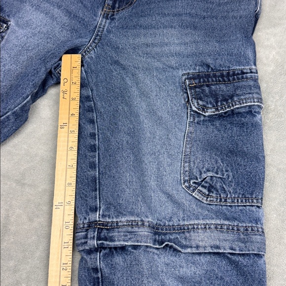 Empyre Blue Zip Off Cargo Denim Skate Jeans Size 30 - Picture 11 of 12